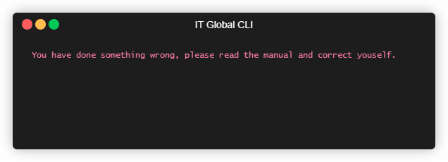 cli-error